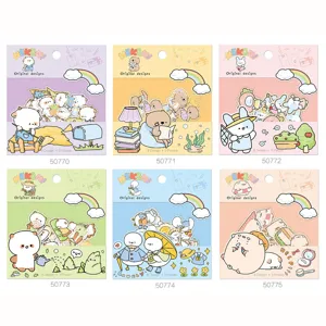 Cute cartoon stickers pack original design scrapbooking stationery decorative supplies.