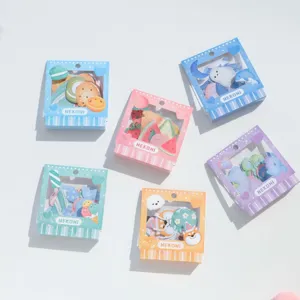 Cute Cartoon Paper Stickers Journal Scrapbook Decorative Stationery Supplies For Fruit Cake Ocean Theme Craft DIY