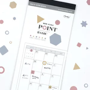 Adesivi di Indice in Carta Minimalisti Note Adesive Decorative per Pianificatore Ufficio