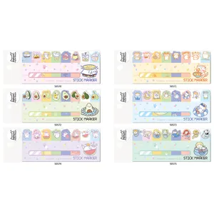 Set di note adesive Nekoni simpatico gatto cane memo blocchetti cancelleria kawaii