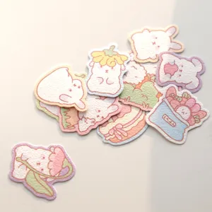 Cute cartoon animal stickers DIY journal sticker pack pastel aesthetic sticker set for planner