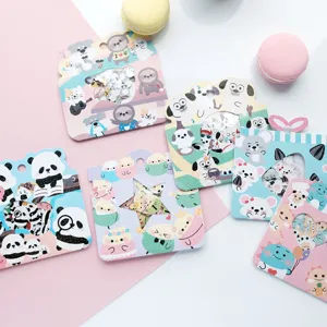 Cute cartoon animal granule sticker packs featuring panda dinosaur mouse for DIY journaling.