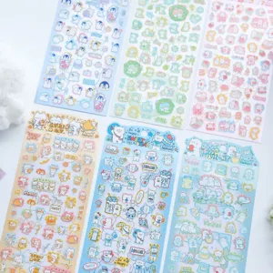 Cute Cartoon Animal Stickers Juice Series Decorative Planner Stickers For Scrapbooking DIY Craft Supplies