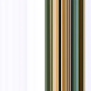 Detail view of the colorful striped pattern for modern European style glass vase home decor.