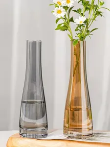 Vaso in vetro stile francese piccolo calibro decorazione floreale nordica minimalista soggiorno