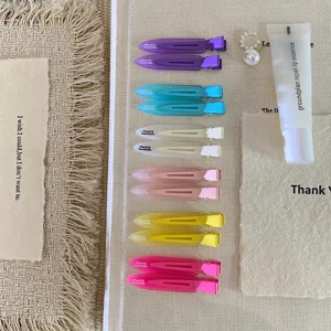 Horquillas para el pelo de dopamina estrechas y coloridas, pinzas de flequillo muy bonitas.
