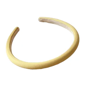 Koreanisches minimalistisches einfarbiges Samt-Haarband für Damen, eleganter Haarreif.
