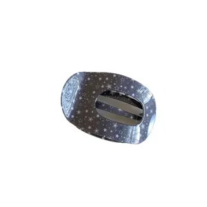 Korean style star pattern hair claw clip sweet big acetate hairpin for women hair styling