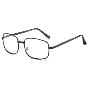 Montatura Per Occhiali Da Vista In Metallo Nero Da Uomo Elegante Per Uso Quotidiano