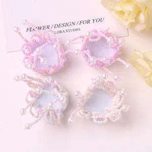 Cuentas de Vidrio Hechas a Mano Borla Flor Accesorios de Joyería DIY Zapatos Clog Ropa Equipaje Decoración de Cabello