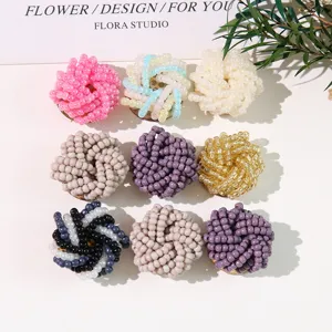 Fatto a Mano Perline di Vetro Fiore Accessori Fai da Te Carino Orecchino Molletta Scarpa Fiore Componente Gioiello
