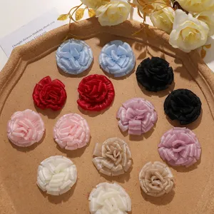 Fiore in rete multistrato accessori fai da te per mollette vestiti corsage e cappelli