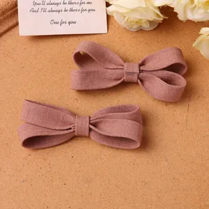 Lindo lazo de tela DIY accesorios para cabello, lazo dulce para bolsos y zapatos.