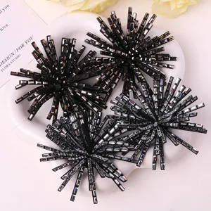 Glänzende Strass Blumen Aufnäher DIY Zubehör für Kleidung Taschen Schuhe funkelnd.