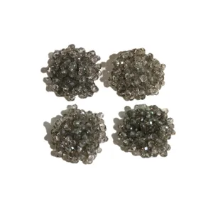 Iridescent crystal seed bead flower clusters DIY apparel accessories shoe buckle decor 4pcs