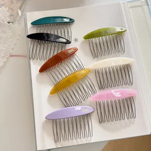 Koreanischer Acetat Haarkamm Für Damen Hoher Schädel Volumen Haarklammer Elegante Seiten Haarnadel Haar Styling Zubehör