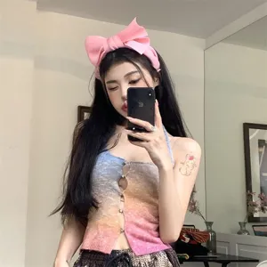 Serre-tête Doux Rétro Barbie Rose avec Grand Nœud pour Femmes Serre-tête Large Accessoires Cheveux Mode Coiffure Élégante