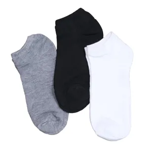 Herren niedrig geschnittene einfarbige Bootssocken Frühling Sommer atmungsaktive kurze Socken