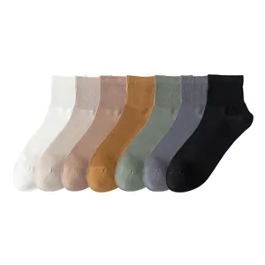 Uomo Traspirante Cotone Mesh Calzini Corti Estate Assorbente Del Sudore Casual Tinta Unita Taglio Basso Calzini Alla Caviglia