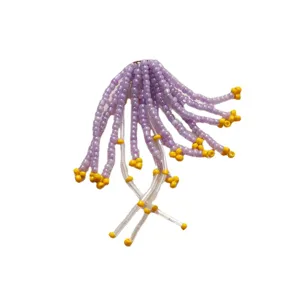 Fatto a mano perline nappa cascata fiore accessorio per capelli fai da te materiale