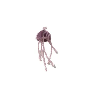 Sweet fairy jellyfish beaded tassel pendant earrings DIY handmade fashion jewelry accessories