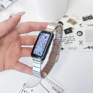 Cinturino di ricambio in metallo acciaio inox compatibile con cinturino smartwatch Huawei