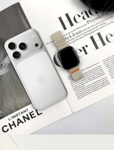 Cinturino di ricambio per orologio intrecciato elastico in nylon per smartwatch elegante.