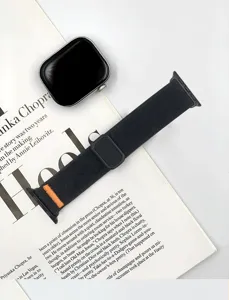 Cinturino per orologio magnetico intrecciato in nylon elastico di ricambio universale di stile