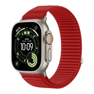 Cinturino di ricambio in nylon Alpine Loop per Apple Watch Ultra 49mm 45mm 44mm 42mm, traspirante.