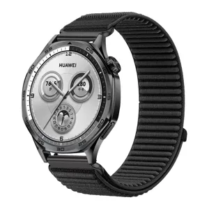 Cinturino di ricambio in nylon intrecciato per smartwatch, cinturino sportivo comodo e resistente.