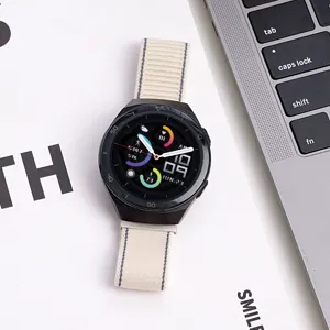 Cinturino per orologio in nylon intrecciato per Apple Watch ricambio traspirante