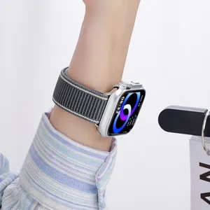 Cinturino di ricambio in nylon intrecciato loop compatibile con Apple Watch Ultra 49mm