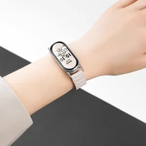 Cinturino per orologio in silicone magnetico di ricambio per smartband, accessorio elegante.
