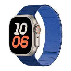 Compatibel met Apple Watch Ultra siliconen magnetische horlogeband sport vervanging