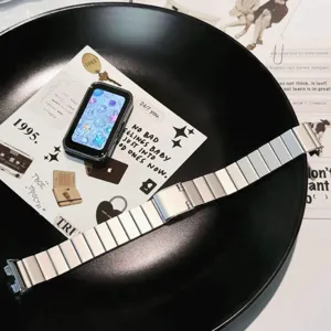Cinturino di ricambio in acciaio inossidabile per Huawei band, elegante cinturino sottile.