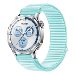 Correa de reloj elástica de nailon de repuesto compatible con Huawei, diseño deportivo.