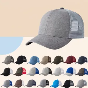 Gorra Trucker Estilo Richardson Gorra de Béisbol de Malla Transpirable para Hombres Mujeres Ajustable Protección Solar Deporte al Aire Libre