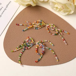 Graziosi Belli Orecchini DIY Con Perline Fiocco Nappa Multicolore Accessori Dettagli