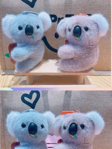 Niedlicher Plüsch Koala Schlüsselanhänger weiches Stofftier Paare Taschenanhänger Geschenk
