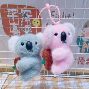 Süßer Plüsch Koala Schlüsselanhänger Paar Anhänger weiches Kuscheltier Tasche Charme Geschenk