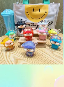 Acrylic Quicksand Liquid Blind Box Figure Toy Cute Colorful Desktop Ornament Accessory