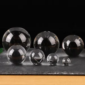 Transparent Crystal Glass Ball Clear Sphere Orb Home Decor Photography Prop Feng Shui Ball Decorative Ornament