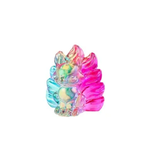 Kristall Neunschwänziger Fuchs Figur Glas Dekoration Feng Shui Glücksbringer Geschenk