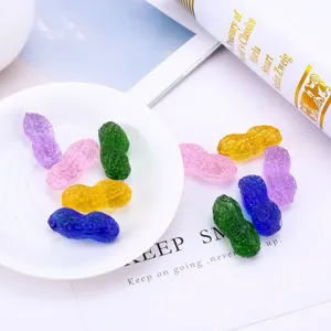 Crystal peanut figurine colorful ornament desktop decor home wedding birthday gift detail view