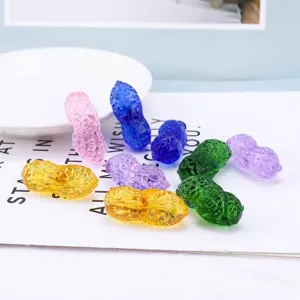 Colorful crystal peanut ornaments set for home decor table centerpieces wedding party favors