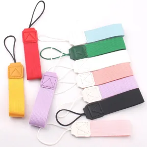 Portable colorful cup strap lanyard hand strap for water bottles, durable nylon and PU leather.