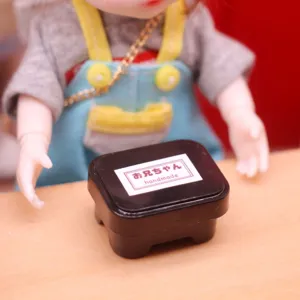 Miniature dollhouse wagashi toy set, handmade ob11 miniature box model ornament for collectors