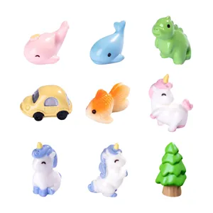 Micro Paesaggio Resina Animale Ornamenti Miniatura Giardino Fatato DIY Artigianato Decorazione Cartoon Statuetta Decorazione Scrivania
