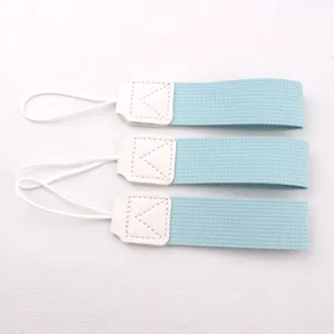 Detailed view of portable blue cup lanyards, handy tumbler straps for travel and daily use.