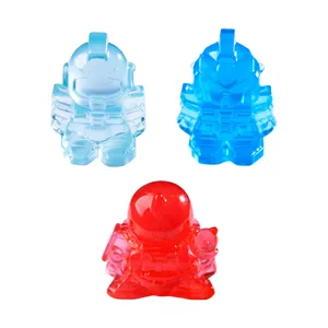 Mini Luminous Mecha Robot Figure Resin Ornament Glow In The Dark Miniature Micro Landscape Desktop Decor Cartoon Toy Gift